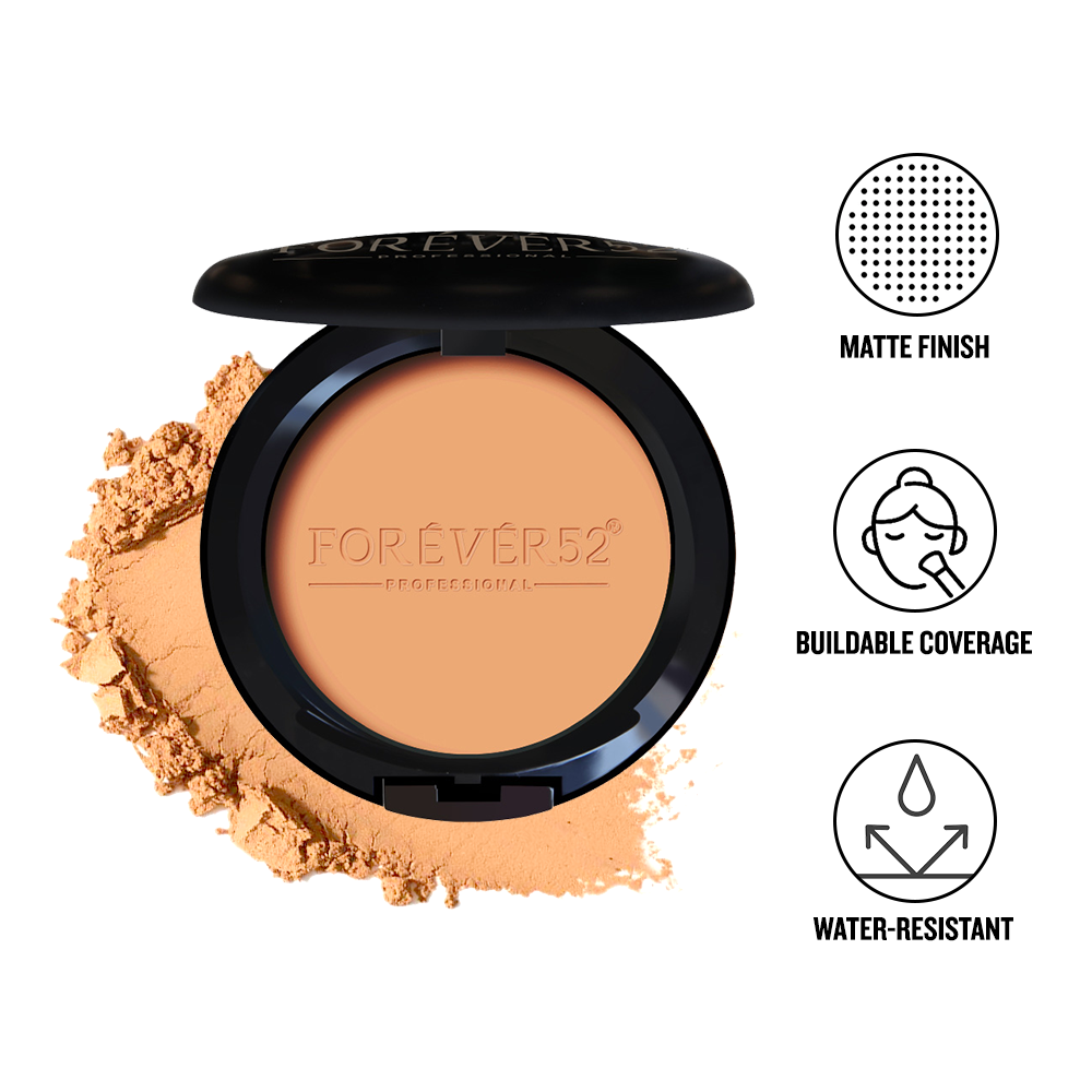 Daily Life Forever52 Two Way Cake Matte Compact For all Skin Types (Almond-Yellow Undertone,12g)