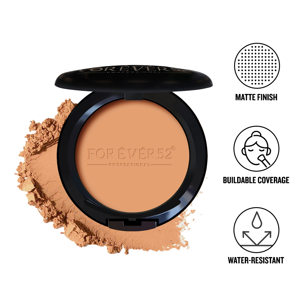 Daily Life Forever52 Two Way Cake Matte Compact For all Skin Types (Almond-Yellow Undertone,12g)