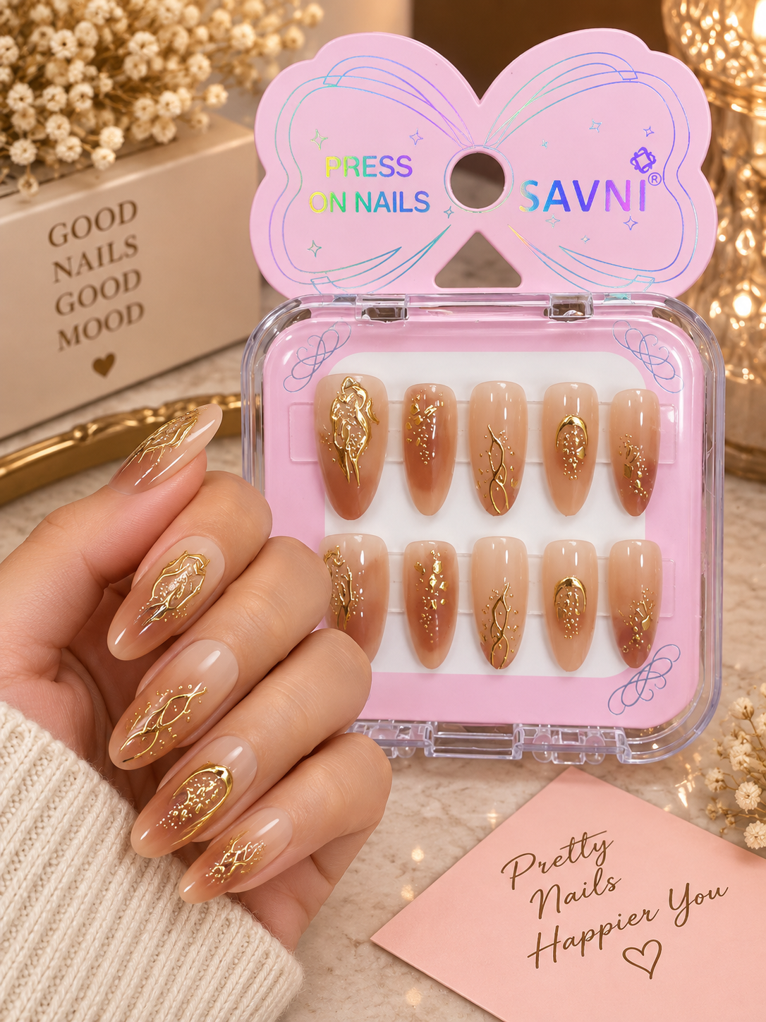 press-on nails.
