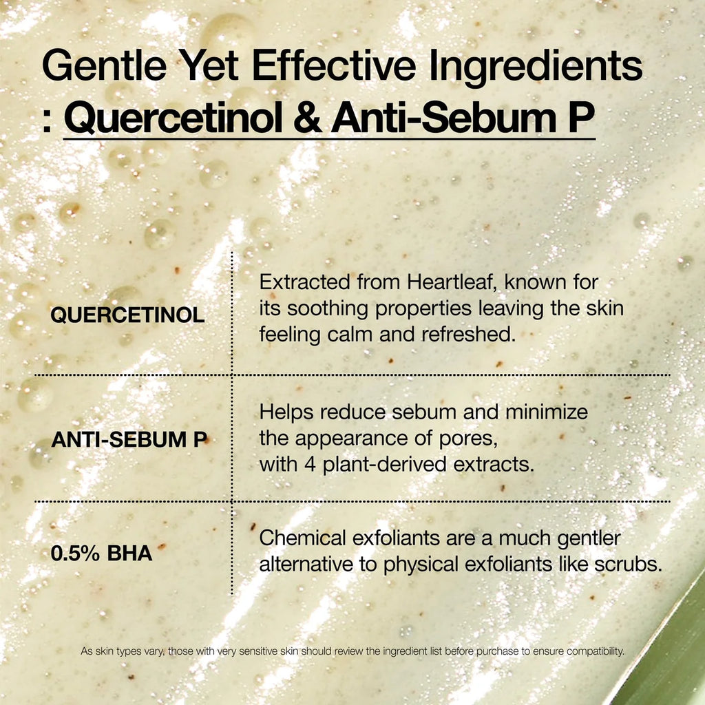 Anua Heartleaf Quercetinol Pore Deep Cleansing Foam, Face wash for Pore Refining Cleanser, Hydrating Daily Facial Cleanser For Double Cleansing, Gentle Foaming with BHA, Korean Skincare, 5.07 fl.oz.