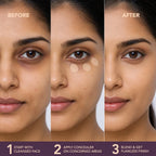 Lotus Make-up Ecostay All Day Fix Concealer Covers Dark Circles & Blemishes | Lightweight, Blendable, Long Lasting | 100% Vegan