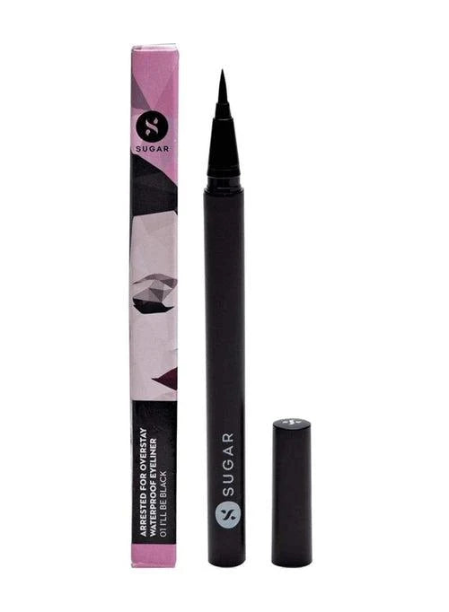 SUGAR ARRESTED FOR OVERSTAY WATERPROOF EYELINER | 01 I'll Be Black