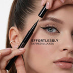 FLiCKA Apply N'Fly Liquid Pen Glue Eyeliner, Quickdrying Formula, Long Lasting and Waterproof Matte Finish Eyeliner Black 0.8gm