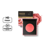 FACES CANADA Berry Blush - 4g | Lightweight Long Lasting Ultra-Matte HD Finish | Silky Smooth Texture | Melts Effortlessly & Buildable | Absorbs Oil | Shea Butter | Vitamin A & C