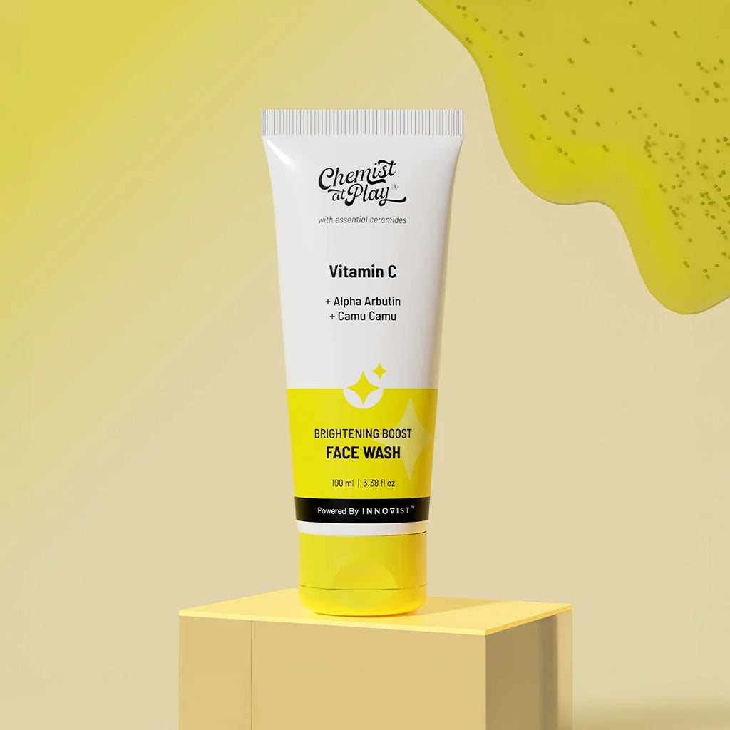 CHEMIST AT PLAY's Brightening Boost Face Wash.