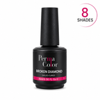 Perma Color Broken Diamond Gel Polish delivers vibrant, long-lasting color with a stunning broken diamond finish.