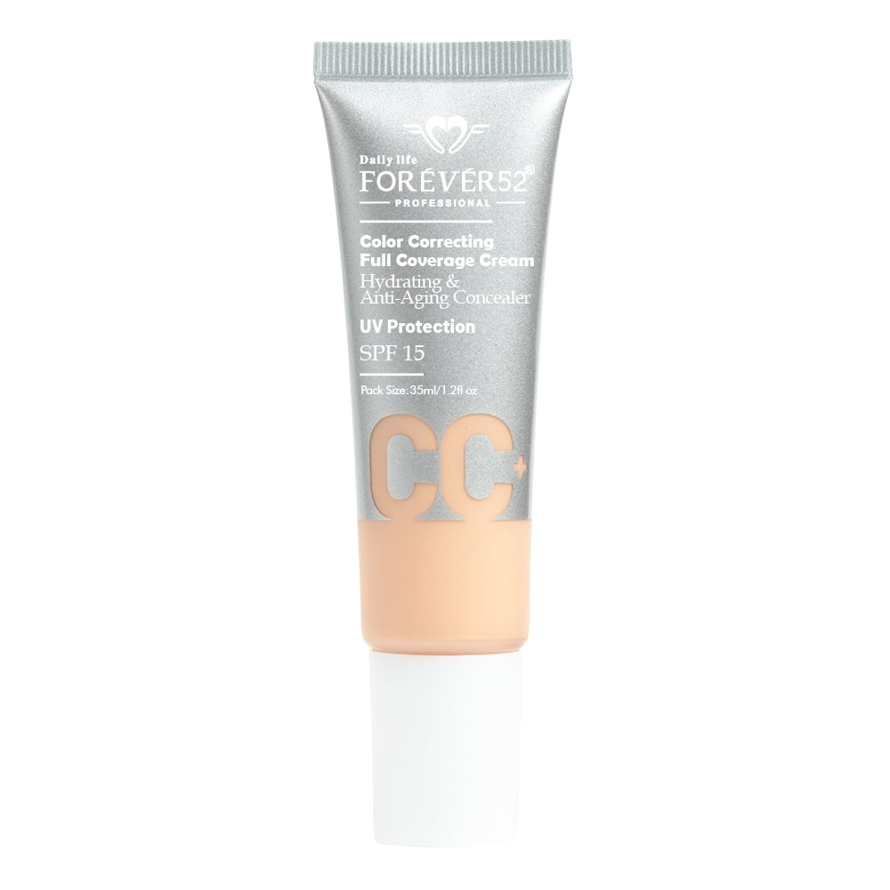 Daily Life Forever52 Color Correcting Full Coverage CC Cream for Normal Skin | Conceals Dark Spots and Blemishes (Truffle-003)