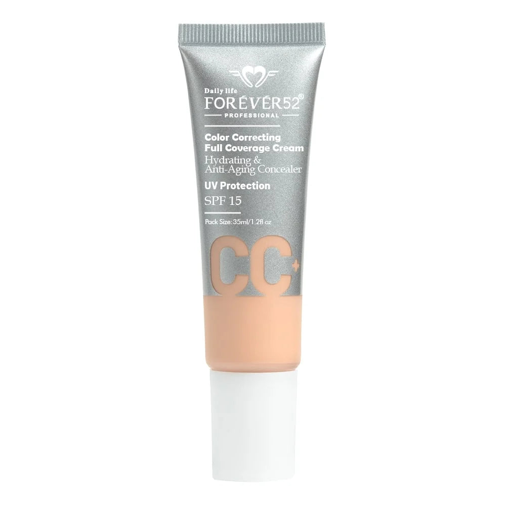 Daily Life Forever52 Color Correcting Full Coverage CC Cream for Normal Skin | Conceals Dark Spots and Blemishes (Truffle-003)
