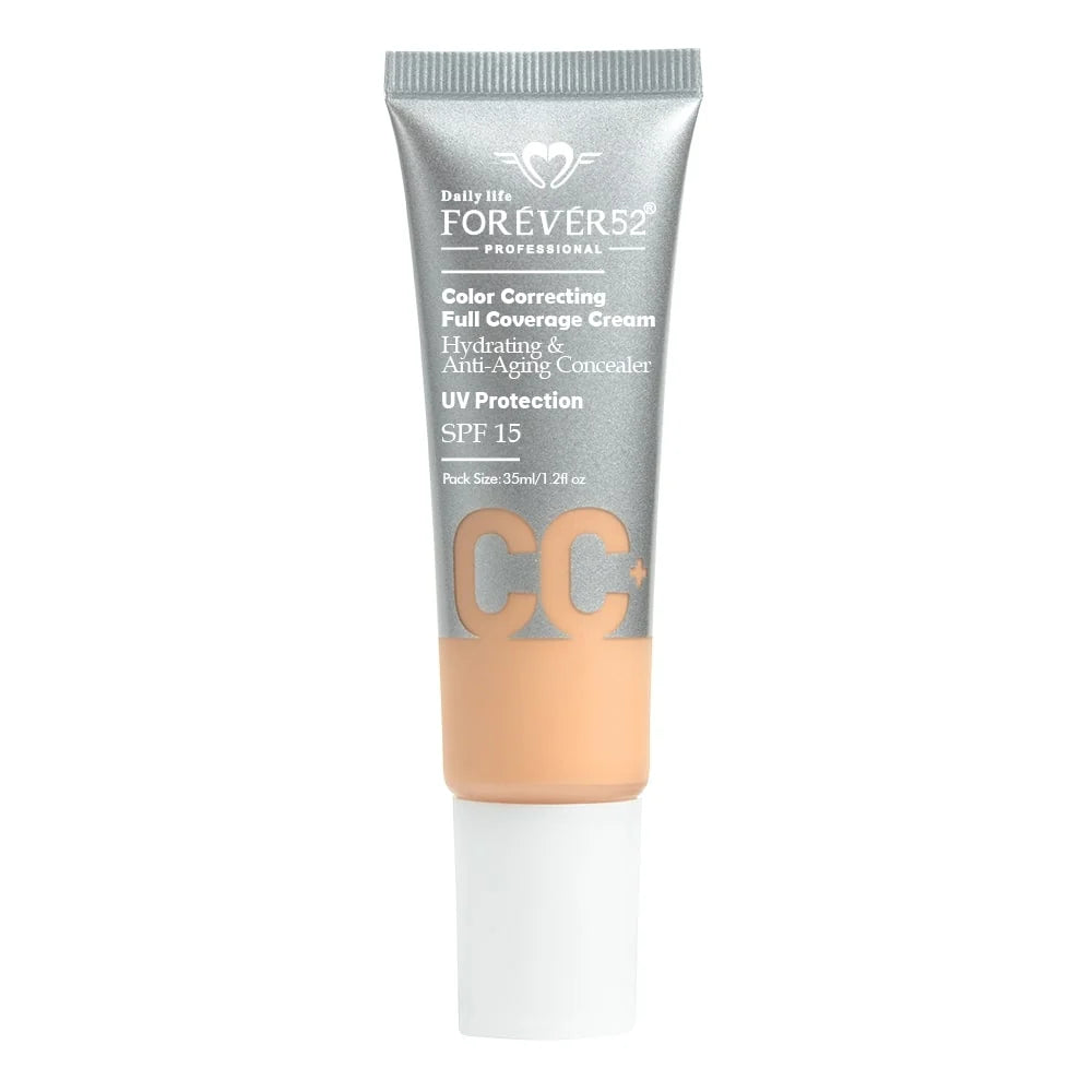 Daily Life Forever52 Color Correcting Full Coverage CC Cream for Normal Skin | Conceals Dark Spots and Blemishes (Truffle-003)