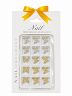 Delicate butterfly nail accessories to elevate your manicure. These charming embellishments feature intricate wing details and vibrant finishes that add elegance to any nail design.