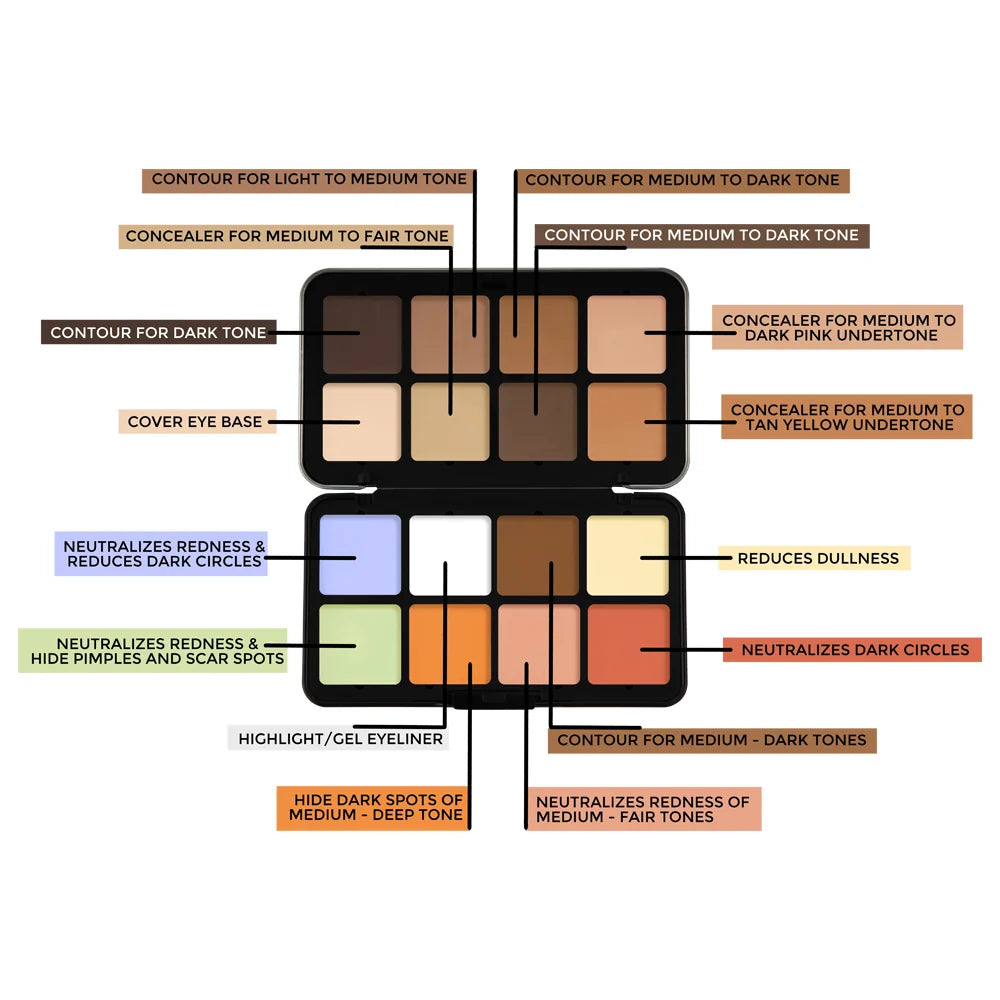 Daily Life Forever52 16 Color Camouflage HD Palette - CHP001