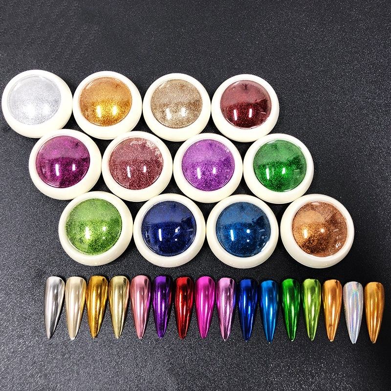Chrome Powder for Nails.