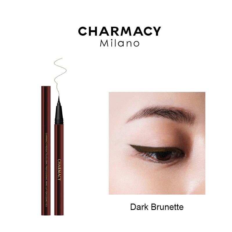 Charmacy Milano Eyeliner Sketch Intense (Black) - 0.6ml, Waterproof, Sweatproof, Transferproof, Smudge Resistant, Long Lasting, No Touchup, Mess Free, Fast Drying