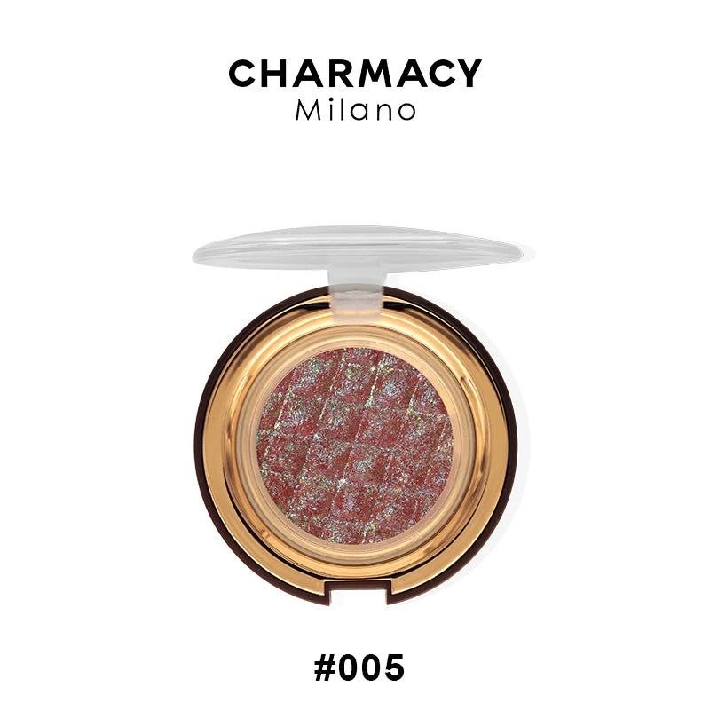 Charmacy Milano Star Bomb Eyeshadow- 3.2 g, Shimmery Effect, Glitter, Duo-Chrome Metallic, Intense Pigmentation, Use as Highlighter & Lip Topper, Vegan, Cruelty Free