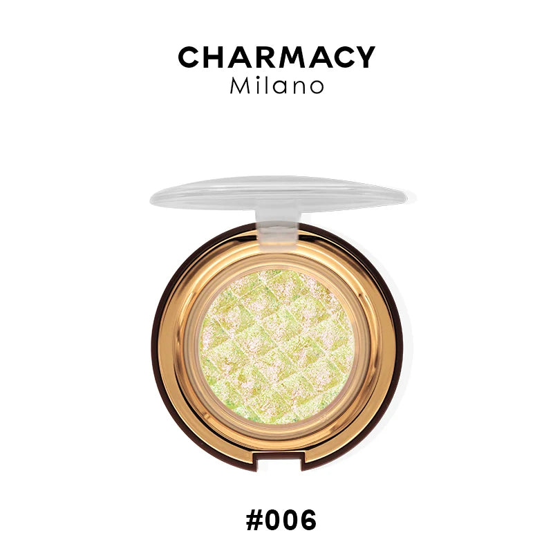 Charmacy Milano Star Bomb Eyeshadow- 3.2 g, Shimmery Effect, Glitter, Duo-Chrome Metallic, Intense Pigmentation, Use as Highlighter & Lip Topper, Vegan, Cruelty Free