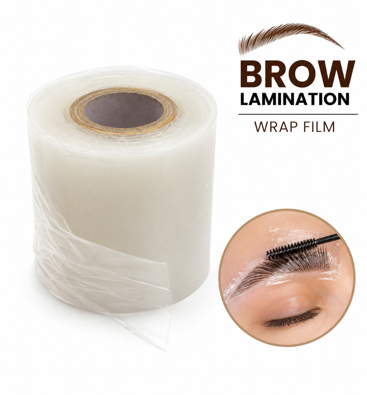 Define eyebrows with our  brow lamination wrap.