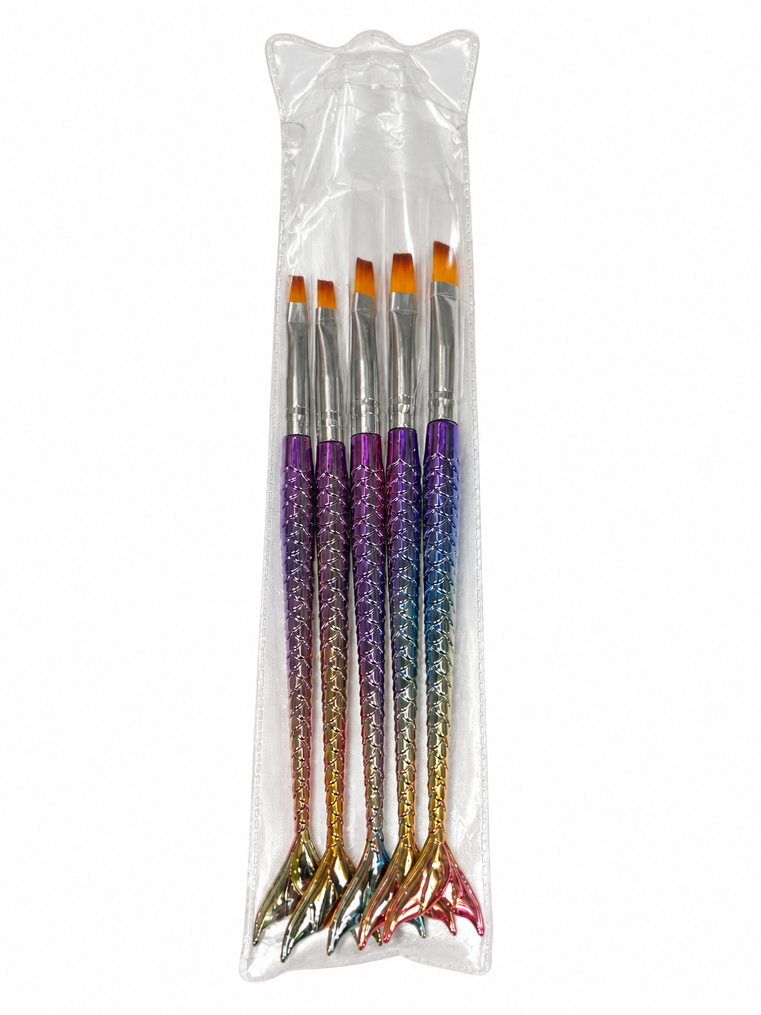 5pcs Mermaid  Gel Nail Brush Set