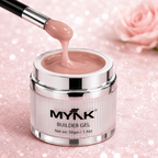 Mynk Professional Builder Gel is a premium nail enhancement solution designed for salon-quality results at home.