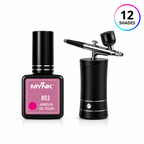 Mynk Professional 12-Piece Airbrush Paint &amp; Paint Machine Combo delivers everything you need for precision painting projects.