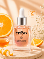 Mynk Cuticle Oil Powered By Vitamin C nourishes and protects your nails with a luxurious blend designed to strengthen cuticles and promote healthy nail growth. 15Ml
