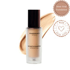 Charmacy Milano Matte Foundation - 30 ml, With SPF 25 Sun Protection, Perfect Canvas for Your Make-Up Buildable Coverage, Instant Hydrating, Light Weight, Suitable for All Skin Types, Seamless Blend, Flawless Finish.