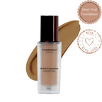 Charmacy Milano Matte Foundation - 30 ml, With SPF 25 Sun Protection, Perfect Canvas for Your Make-Up Buildable Coverage, Instant Hydrating, Light Weight, Suitable for All Skin Types, Seamless Blend, Flawless Finish.