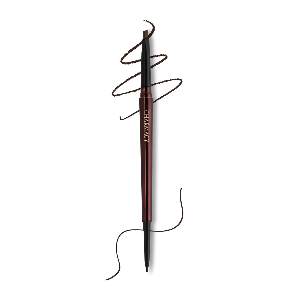 Charmacy Milano 2-In-1 Duo Eyebrow Filler & Ultra Definer Pencil, Water-Resistant, 0.30 G + 0.1 G