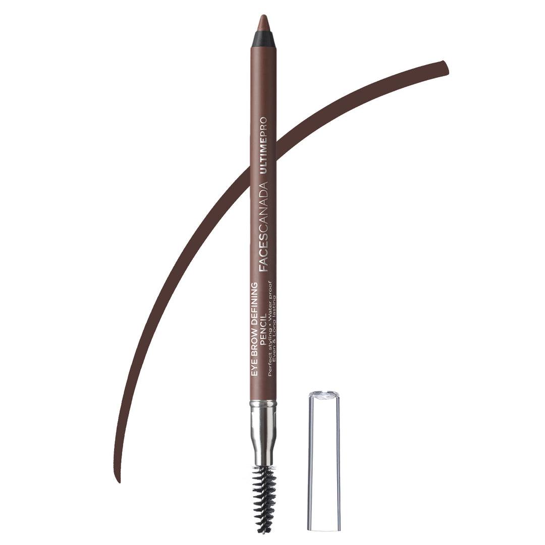 Charmacy Milano 2-In-1 Duo Eyebrow Filler & Ultra Definer Pencil, Water-Resistant, 0.30 G + 0.1 G