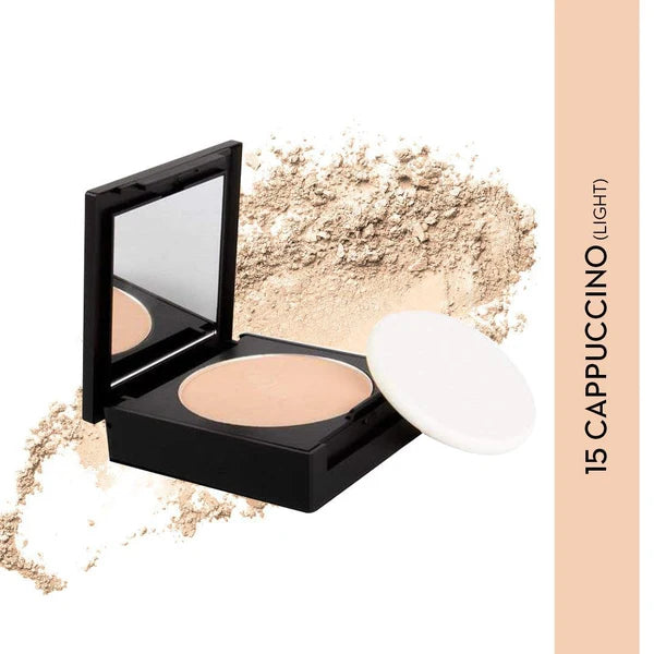 SUGAR Cosmetics Dream Cover Matte Compact Powder For All Skin Type With Spf 15 & Vitamin E | Pressed Setting Powder | Blurs Pores | 6Gm