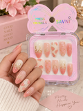 Press-on nails designed for effortless application.