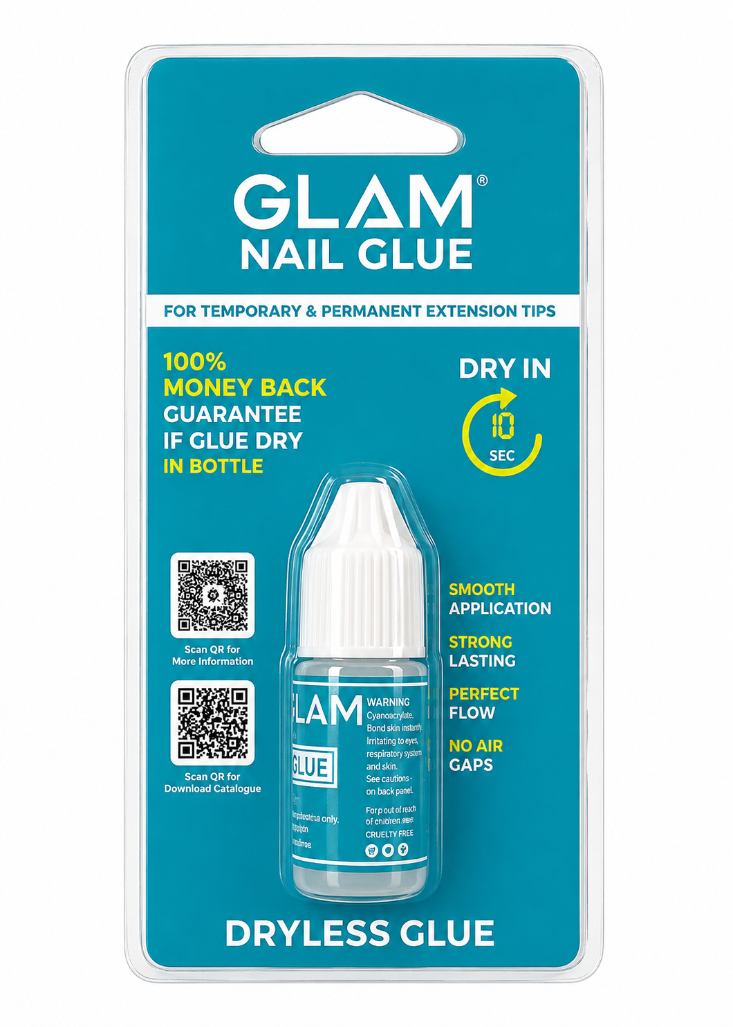 GLAM Nail Glue For Temporary And Permanent Extension Tips