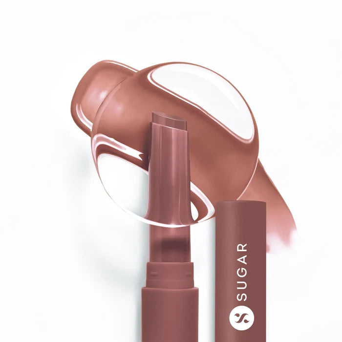 SUGAR Cosmetics Glide Peptide Plumping Gloss Stick with Squalane & Ceramides | Instantly Pumps | 2.7g