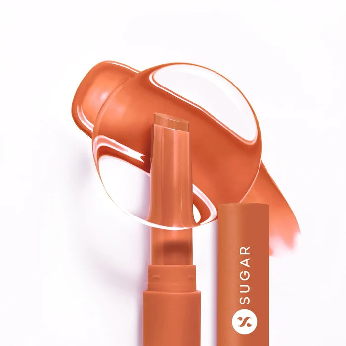 SUGAR Cosmetics Glide Peptide Plumping Gloss Stick with Squalane & Ceramides | Instantly Pumps | 2.7g