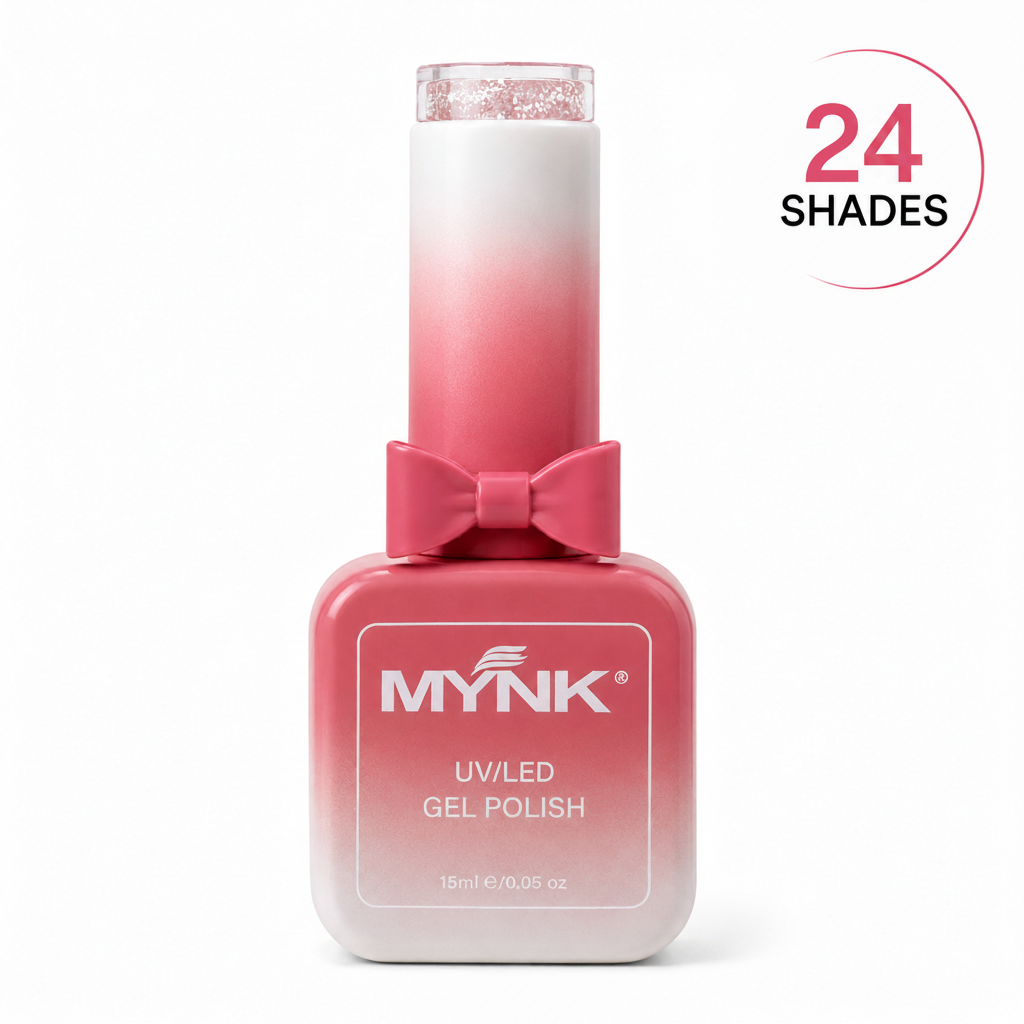Mynk Glitter Nail Gel Polish.