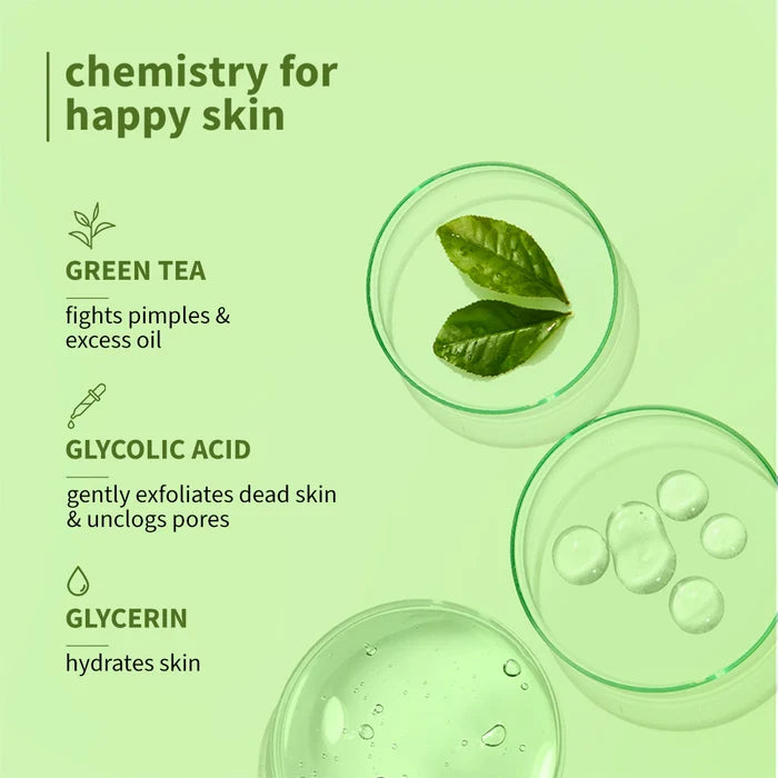 PLUM GREEN TEA ALCOHOL- FREE TONER | TIGHTENS PORES, FIGHTS PIMPLES 200ml 7.76 fi. oz.
