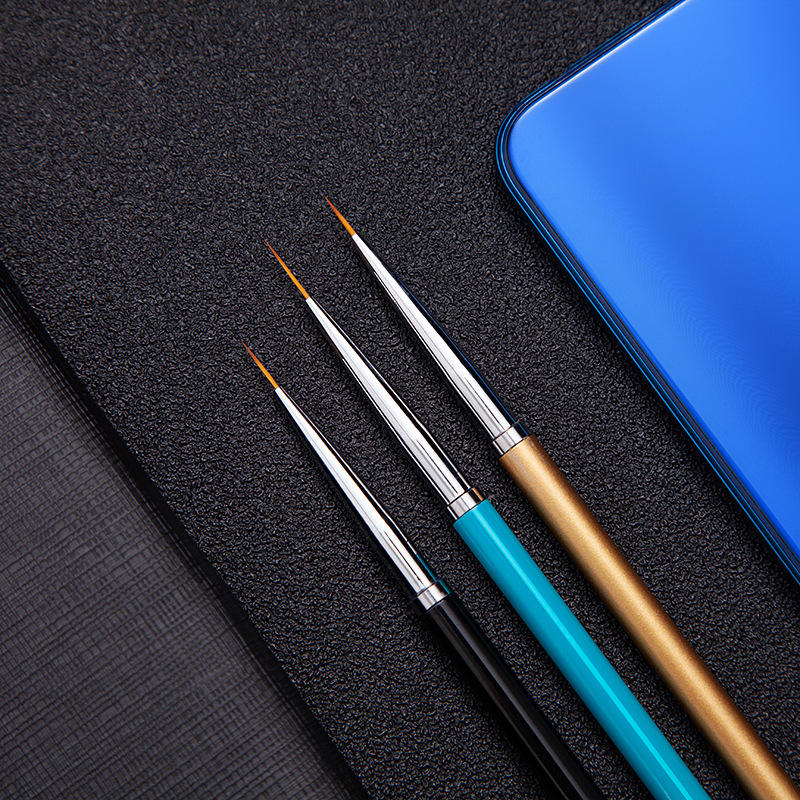3 Pcs Nail Liner Brush