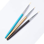 3 Pcs Nail Liner Brush