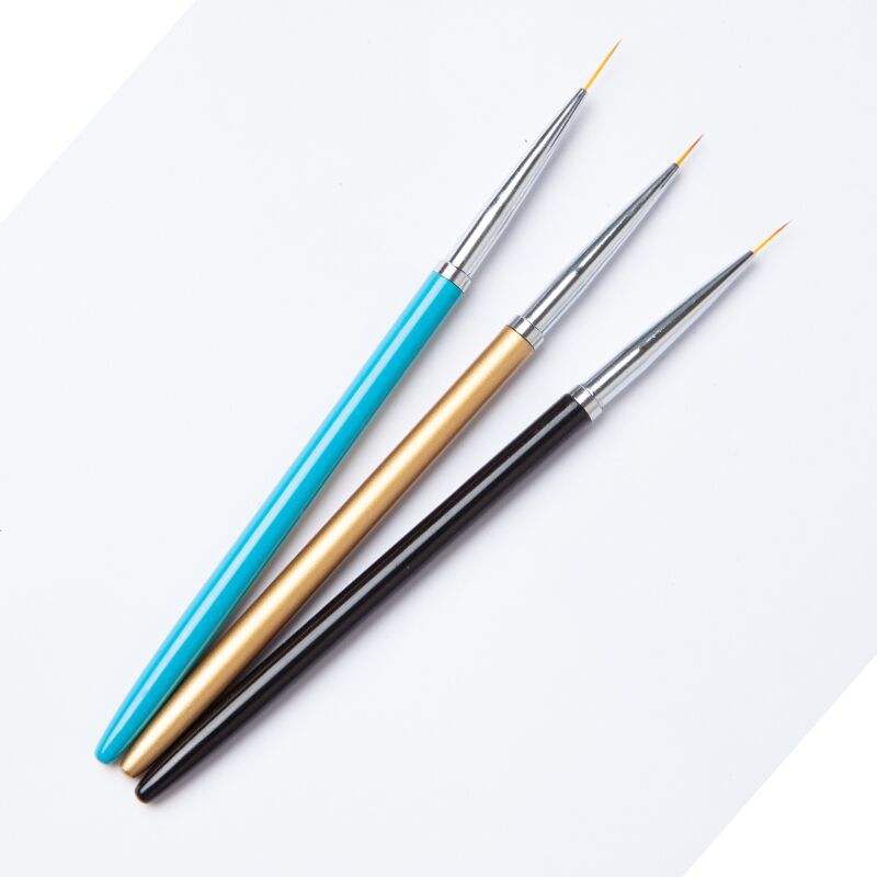3 Pcs Nail Liner Brush