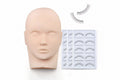 Practice dummy for lash application and training.