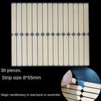 Double Sided Clear Adhesive Nail Tape Easy Tear Shear-Free Press Nails Mounting Tapes Design Display Fake Nail Storage Manicure