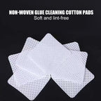 GLUE WIPE Non-Woven Fabrics Eyelash Extension Glue Cleaning Tool