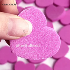 Nail Buffer 100/180 Mini Pink Heart Sponge File Double Side Buffer Nails Professional Tools Heart Shaped Nail Buffers