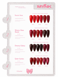 MYNK PROFESSIONAL Red Series 12-Shade Gel Polish Kit.