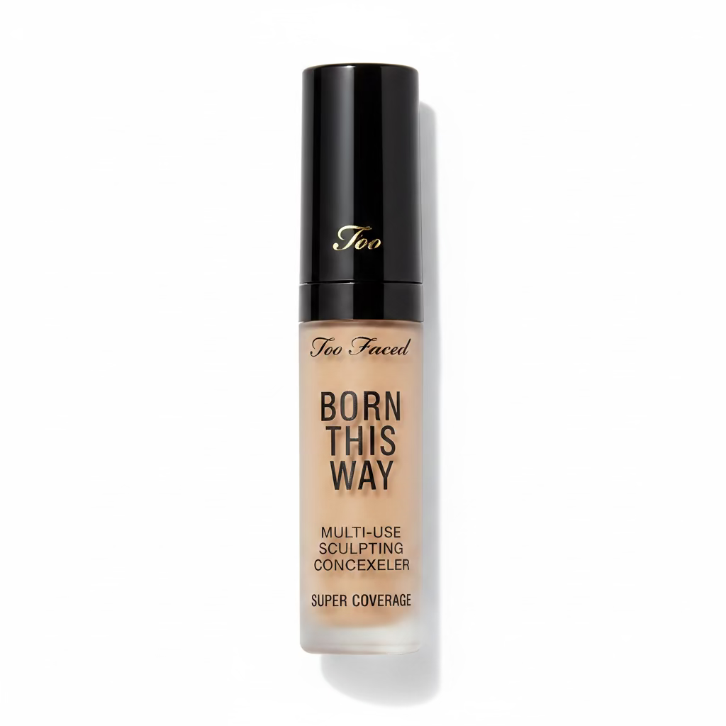Too Faced Born This Way Super Coverage Multi-Use Sculpting Concealer Light Beige.