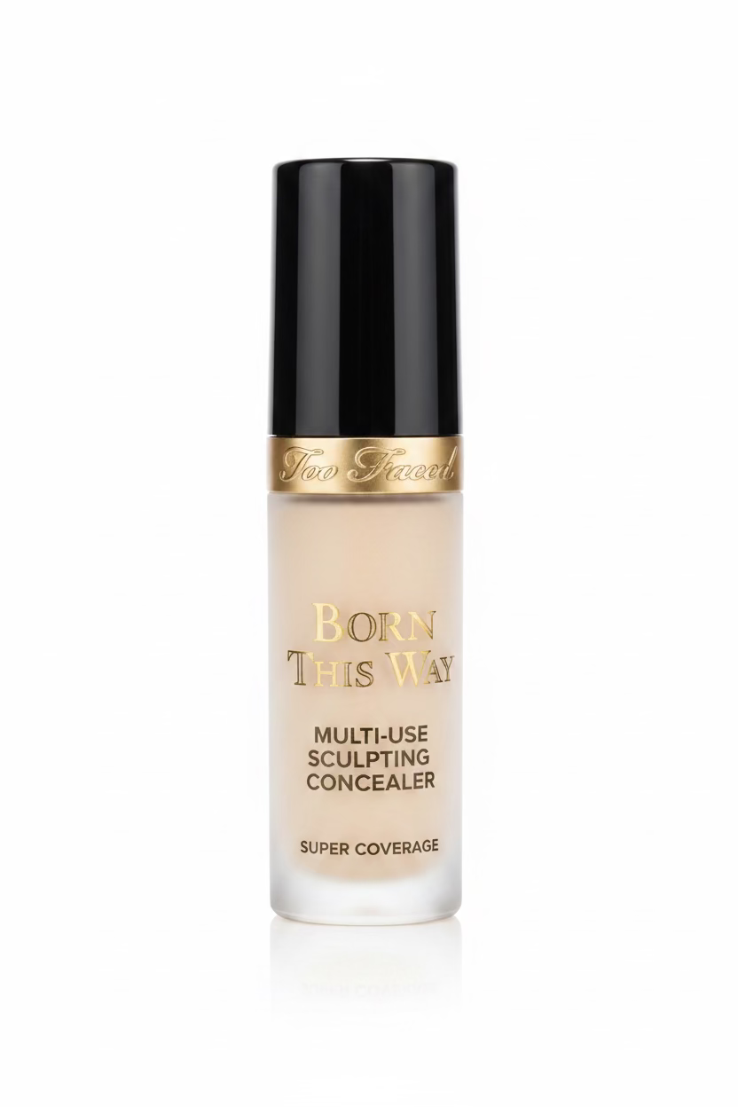 Too Faced Born This Way Super Coverage Multi-Use Sculpting Concealer Light Beige.