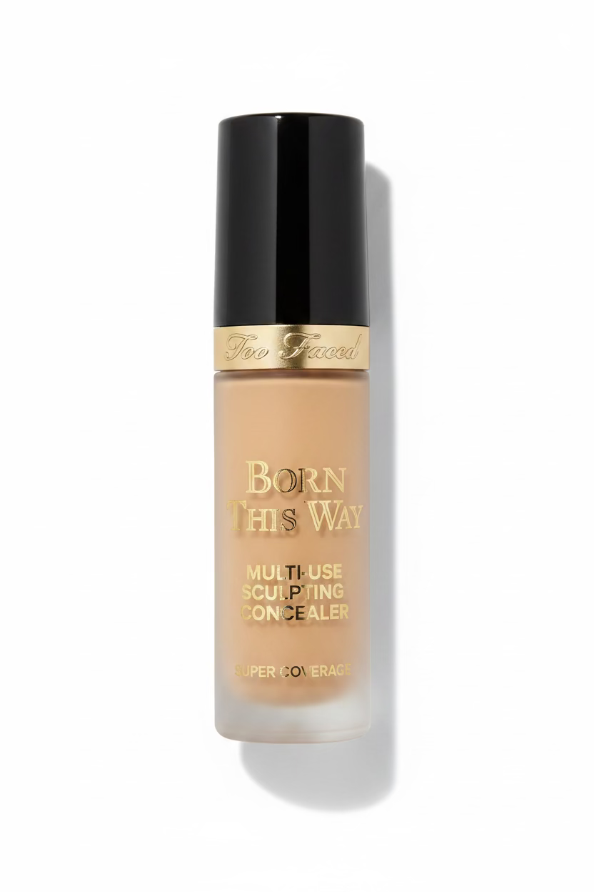 Too Faced Born This Way Super Coverage Multi-Use Sculpting Concealer Light Beige.