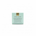 Estée Lauder Advanced Night Repair Eye Supercharged Gel-Crème in a light blue box, displayed on a glass shelf in a retail store with a laptop and other products in the background.