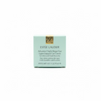 Estée Lauder Advanced Night Repair Eye Supercharged Gel-Crème in a light blue box, displayed on a glass shelf in a retail store with a laptop and other products in the background.