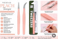 Eyelash tweezers.