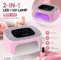 Professional 2-in-1 LED UV lamp.